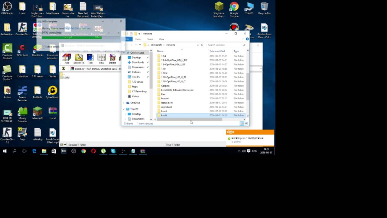 minecraft windows 10 hacked client
